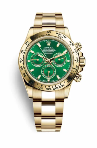 Rolex Cosmograph Daytona Yellow Gold / Green 116508-0013 (m116508-0013)